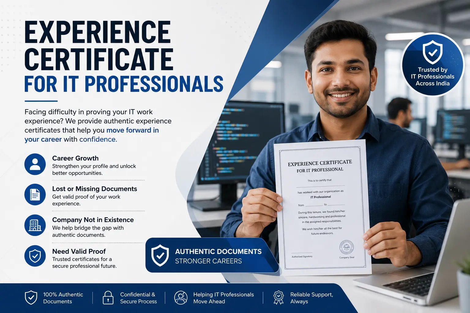 Experience Certificate For IT Professionals